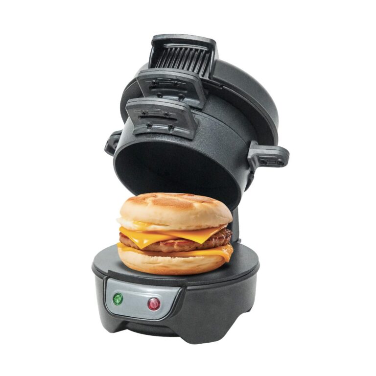 DMD 600W Electric Breakfast Muffin Sandwich Maker - Black, Black