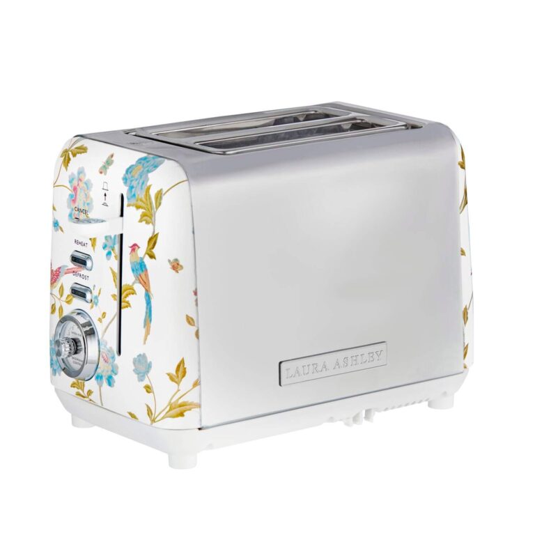 Laura Ashley Elveden 2 Slice Toaster - White, none