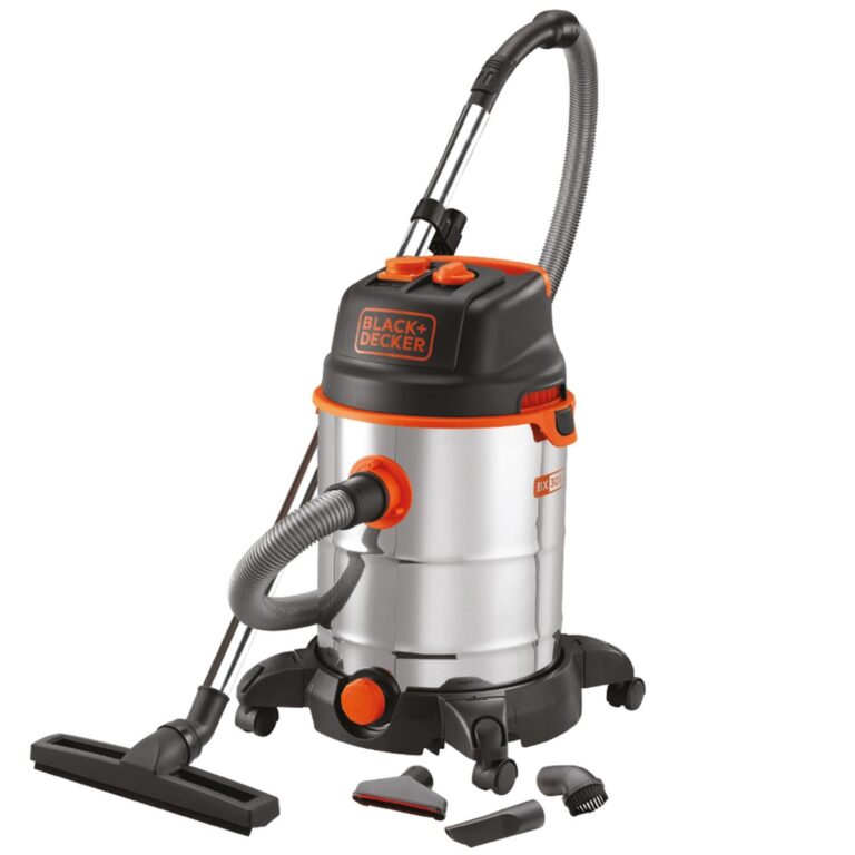 Black and Decker Wet and Dry Vacuum Cleaner - Stainless Steel, none