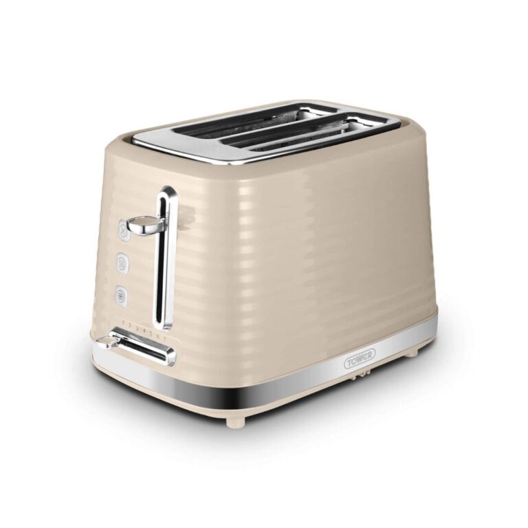 Tower Saturn 920W Two-Slice Toaster - Latte, none