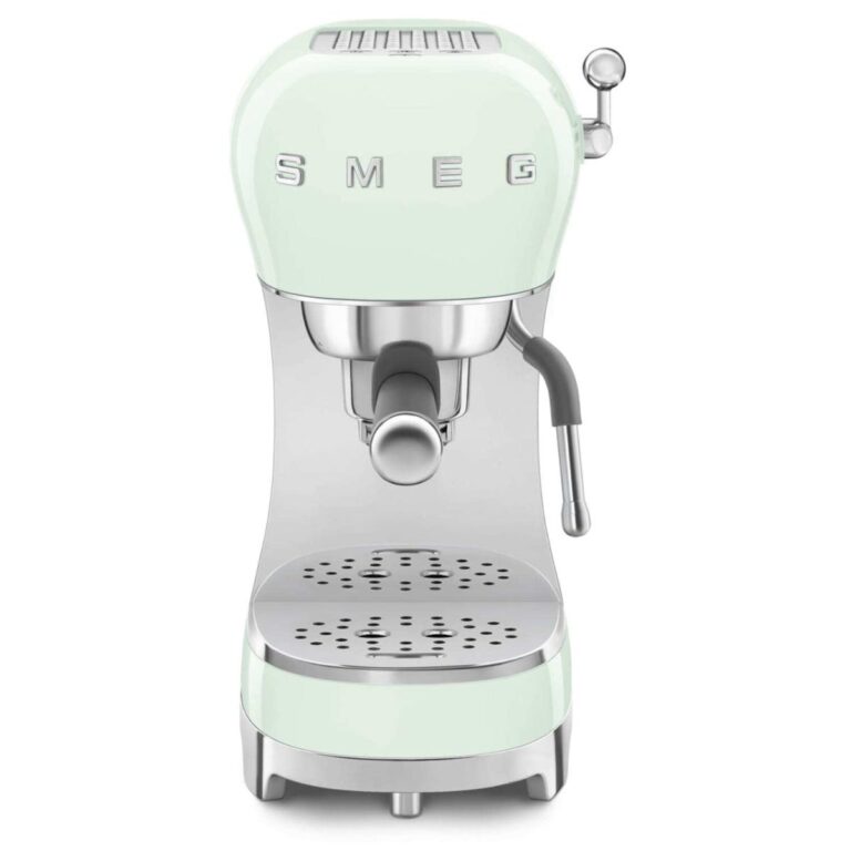 Smeg Retro Style 15-Bar Espresso Coffee Machine with Steam Wand - Pastel Green, Green
