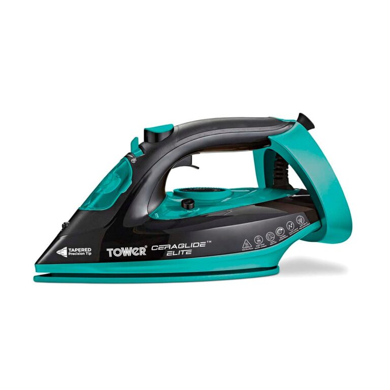 Tower Ceraglide 3100W Steam Iron, Black