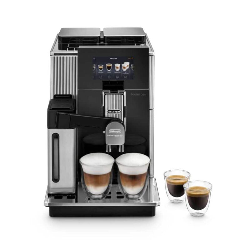Delonghi Maestosa Bean to Cup App Connected Fully Automatic Coffee Machine - Metal Black