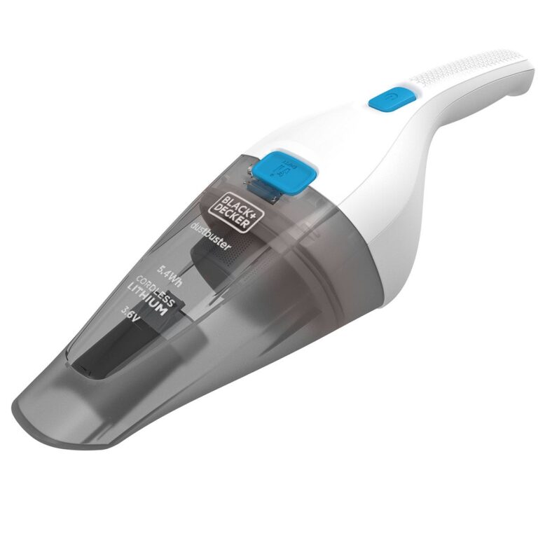 Black & Decker BD0115 3.6V Lithium-Ion Cordless Dustbuster, White