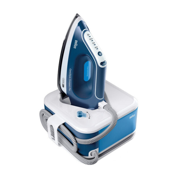 Braun TexStyle 3 IS2565BL iron Steam iron Aluminium soleplate 2400 W Blue, White