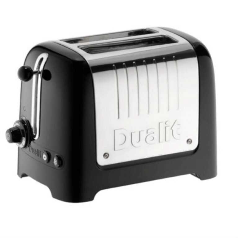 Dualit DA2625 2 Slot High Gloss Lite Toaster - Black, Black