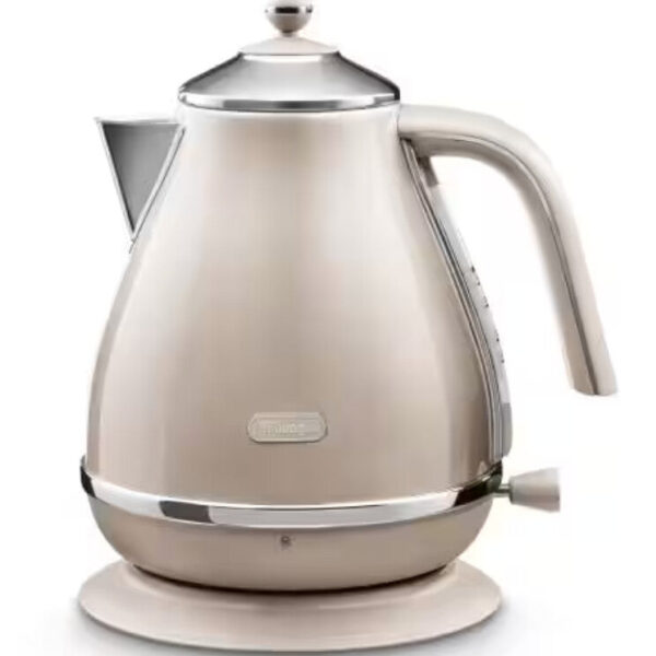 De’Longhi Icona Metallics electric kettle 1.7 L 3000 W Beige