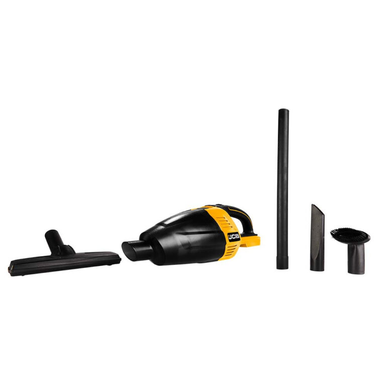 JCB 18V Handheld Vacuum Cleaner, 50mbar Max. Pressure, 2-5Ah | 21-18VAC-B