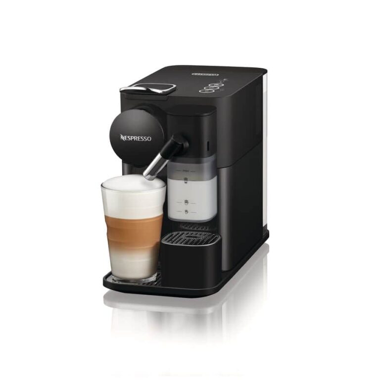 Delonghi Nespresso Latissima One Pod Coffee Machine Black - Black