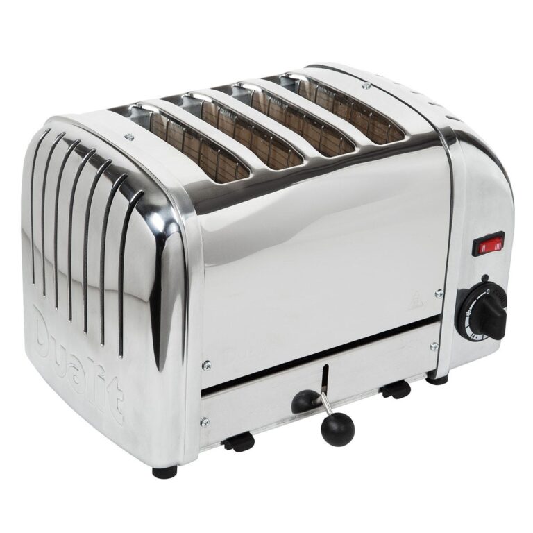 Dualit DA0040 4-Slice Classic 2200W Toaster - Polished Stainless Steel, Silver