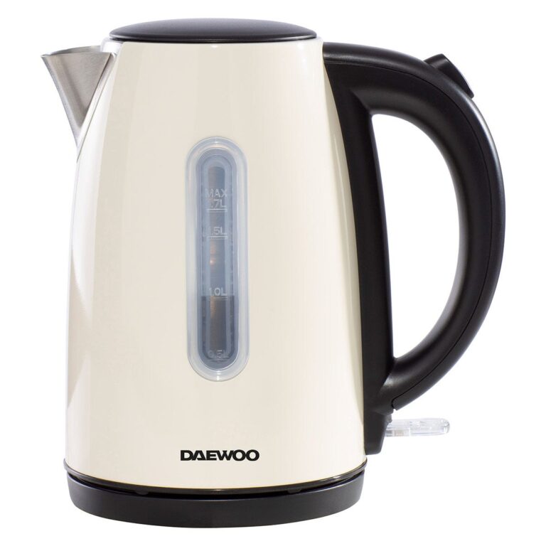 Daewoo SDA1569 Kensington 1.7L 3KW Jug Kettle - Cream, Cream