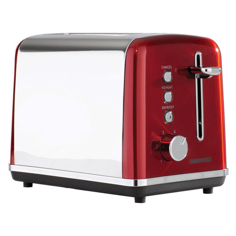 Daewoo SDA1584 Kensington 810W 2-Slice Toaster - Red, Red