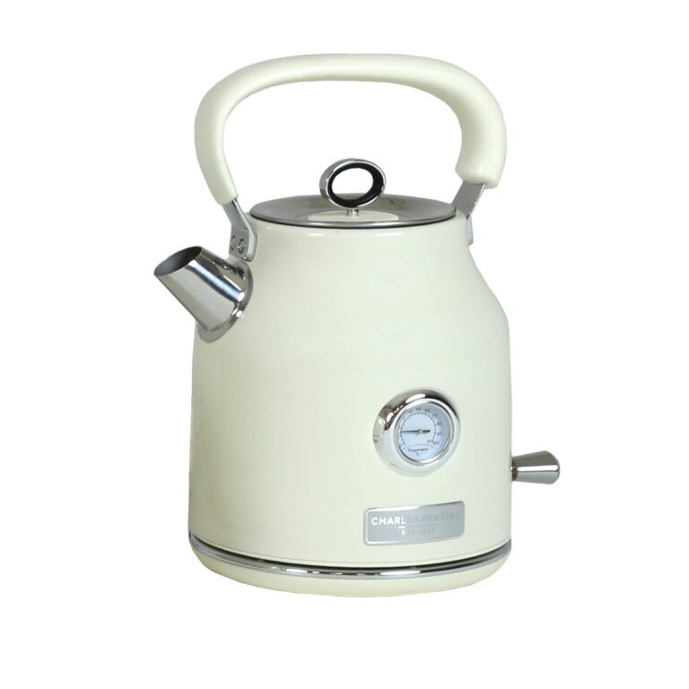 Charles Bentley KERE01CR 1.7L Traditional Kettle - Cream & Chrome, Cream