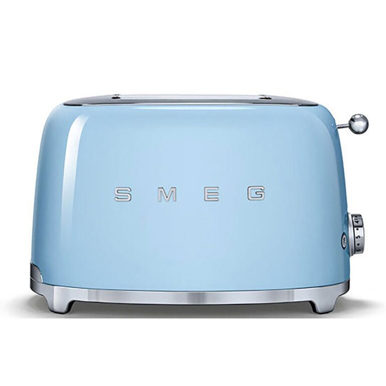 Smeg TSF01PBUK 50s Retro Style 2 Slice Toaster - Pastel Blue, Blue