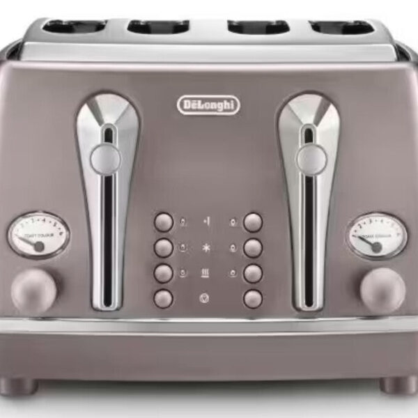 De’Longhi Icona Metallics 6 4 slice(s) 1800 W Pink
