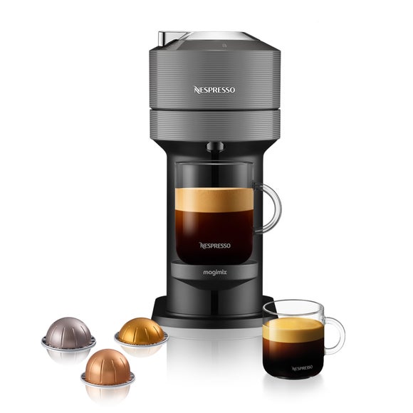 Nespresso Vertuo Next 11707 Coffee Pod Machine by Magimix, Grey