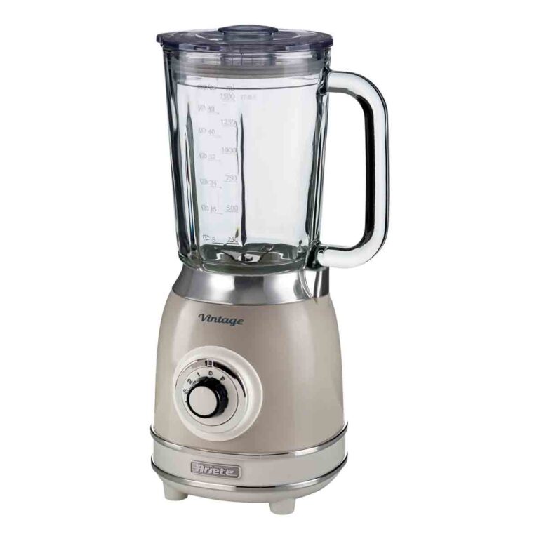 Ariete AR8303 Vintage 1000W Glass Jug Blender - Cream, Cream