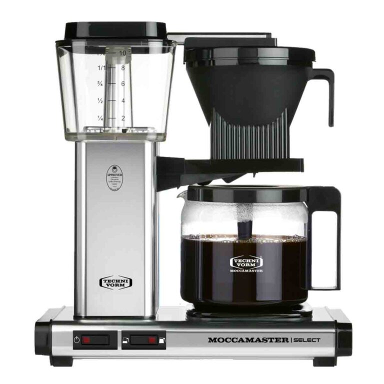 Moccamaster KBG 741 Select Coffee Machine - Polished Silver, Silver