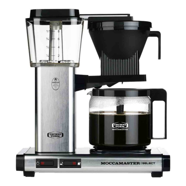 Moccamaster KBG 741 Select Coffee Machine - Brushed Silver, Silver