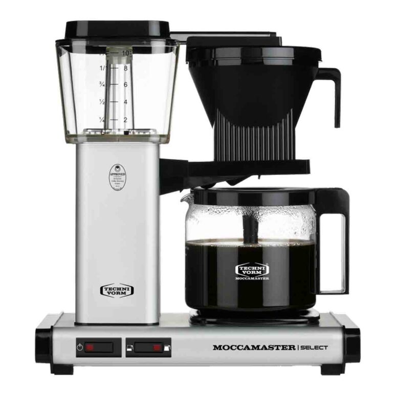 Moccamaster KBG 741 Select Coffee Machine - Matt Silver, Silver
