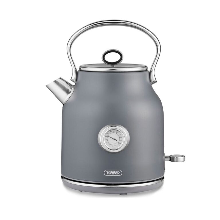 Tower Renaissance 1.7L 3KW Kettle - Grey, Grey