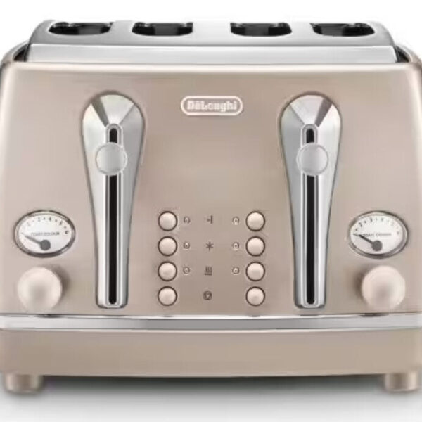 De’Longhi Icona Metallics 6 4 slice(s) 1800 W Beige