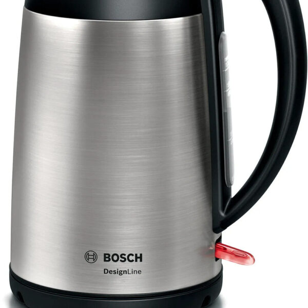 Bosch TWK3P420GB electric kettle 1.7 L 3000 W Black, Stainless steel