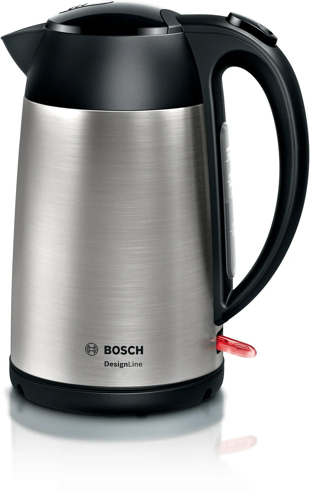 Bosch TWK3P420GB electric kettle 1.7 L 3000 W Black, Stainless steel