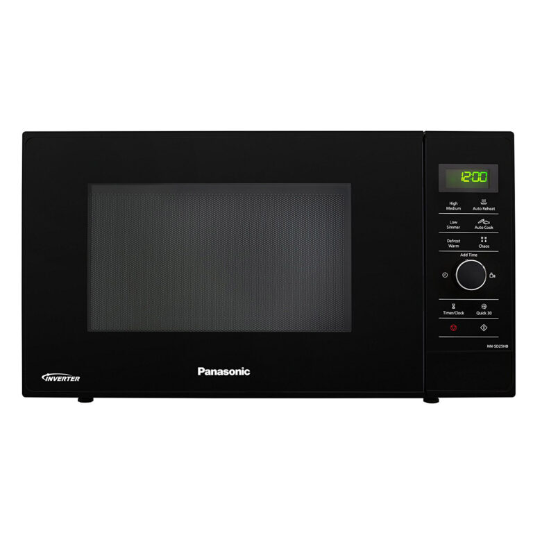Panasonic NN SD25HBBPQ Solo Inverter Microwave Oven in Black 22 Litre