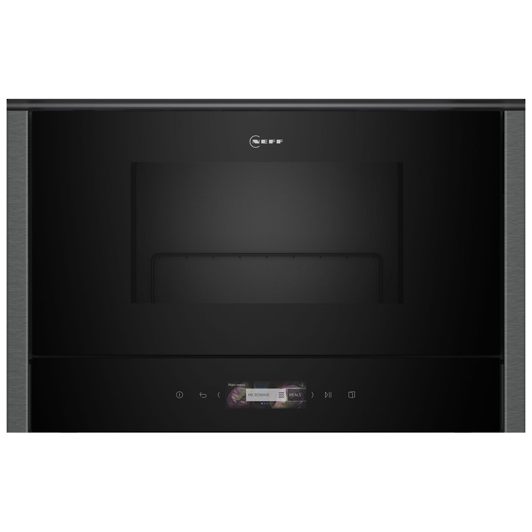 Neff NR4GR31G1B N70 Built In Microwave Oven in Graphite Grey 900W 21L