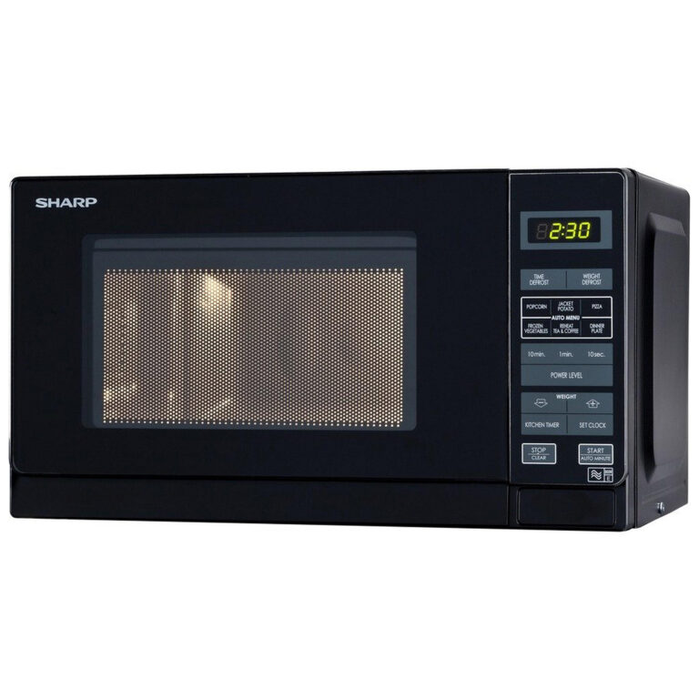 Sharp R272KM Compact Microwave Oven in Black 20 Litre 800W 8 Prog