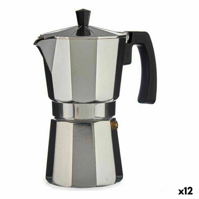 Italian Coffee Pot A111RA-900 Silver Aluminium 450 ml (12 Units)