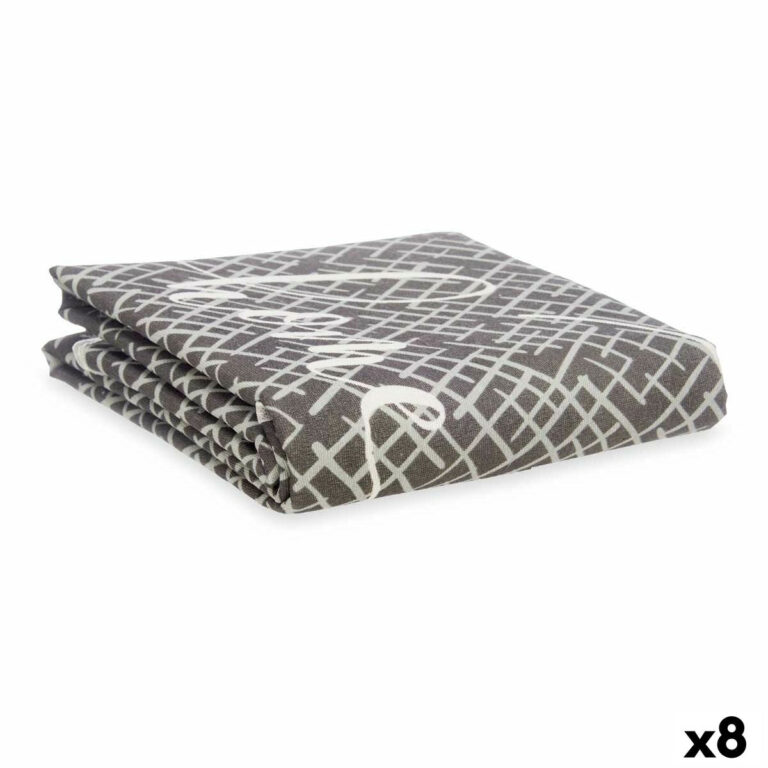 Ironing board cover Kipit Home sweet home Anthracite 140 x 50 cm (8 Units)