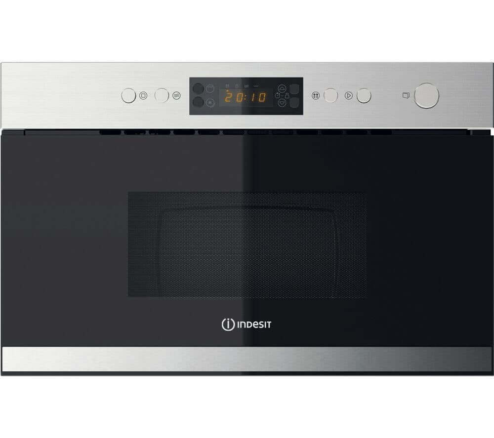 Indesit MWI3213IX 22L Built-In Microwave with Grill