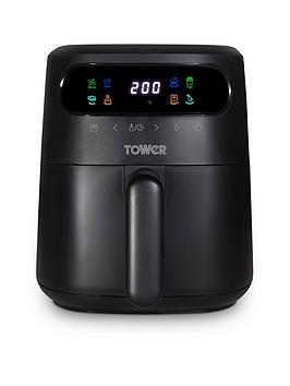 Tower T17125, Vortx 3L Air Fryer With Colour Digital Display, Digital Control Panel & 7 One-Touch Pre-Sets, 1300W, Black