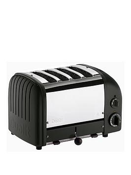 Dualit Classic 4 Slot Toaster - Matt Black