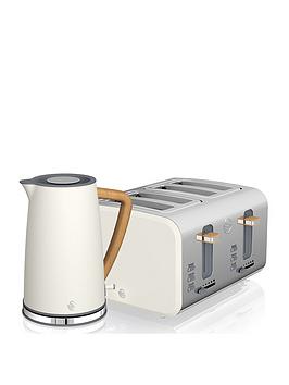 Swan Eejb153 Nordic 4 Slice Toaster And Kettle Set