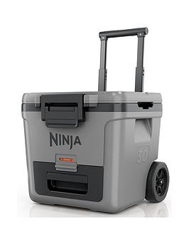 Ninja Frostvault 30Qt/28L Wheeled Cooler With Dry Zone, Cloud White Fb230Ukwh / Fb230Euwh