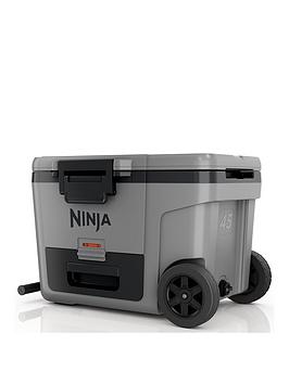 Ninja Frostvault 45Qt/42L Wheeled Cooler With Dry Zone, Cloud White Fb245Ukwh / Fb245Euwh
