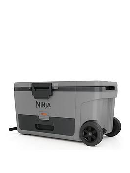 Ninja Frostvault 65Qt/61L Wheeled Cooler With Dry Zone, Cloud White Fb265Euukwh