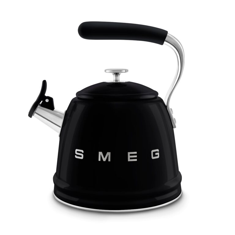 Smeg WKF01BL 50's Retro Style Whistling Kettle - Black