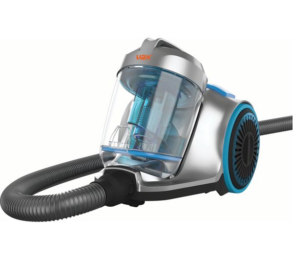 VAX Pick Up Pet CVRAV013 Cylinder Bagless Vacuum Cleaner - Silver & Blue