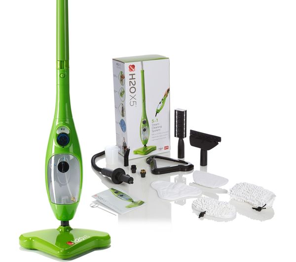 H2O X5 Deluxe Edition Steam Mop - Green