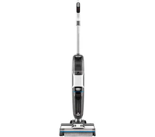 BISSELL CrossWave HF3 Upright Hard Floor Vacuum Cleaner - White & Grey