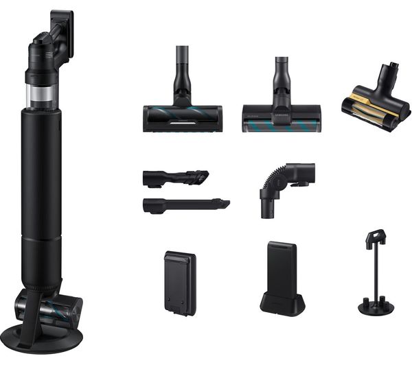 SAMSUNG Bespoke AI Jet Ultra VS90F40DEK/EU Cordless Vacuum Cleaner with All-in-One Clean Station - Satin Black