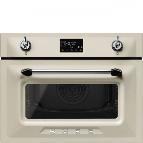 SO4902M1P Built-In 45cm Cream Compact Combination Microwave Oven