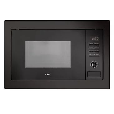 VM231BL 60cm Black 25L 900W Built In Microwave With Grill