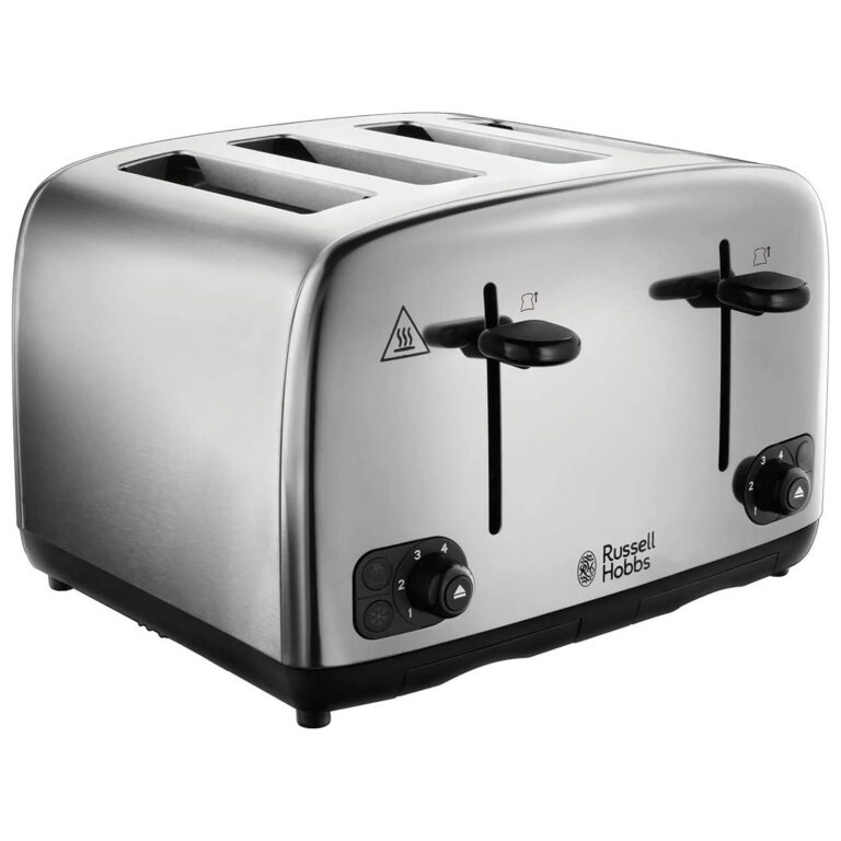 Russell Hobbs 24090 Adventure 4 Slice Wide Slot Toaster Stainless Stee