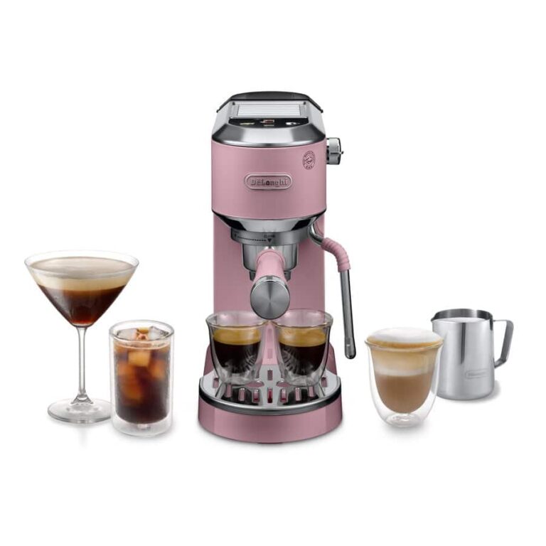 Delonghi NEW Dedica Duo with Advanced Milk Steam Wand & Cold Brew Option Pink - Pink
