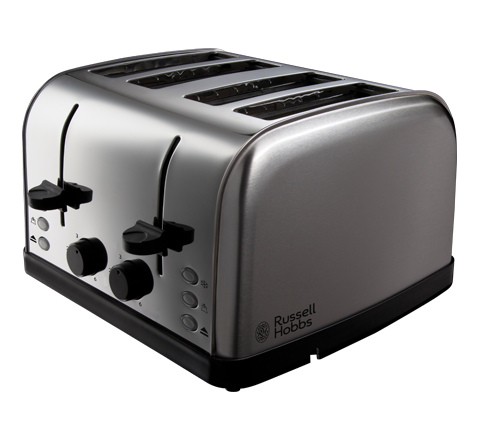 Russell Hobbs Futura 4 Slice Stainless Steel Toaster